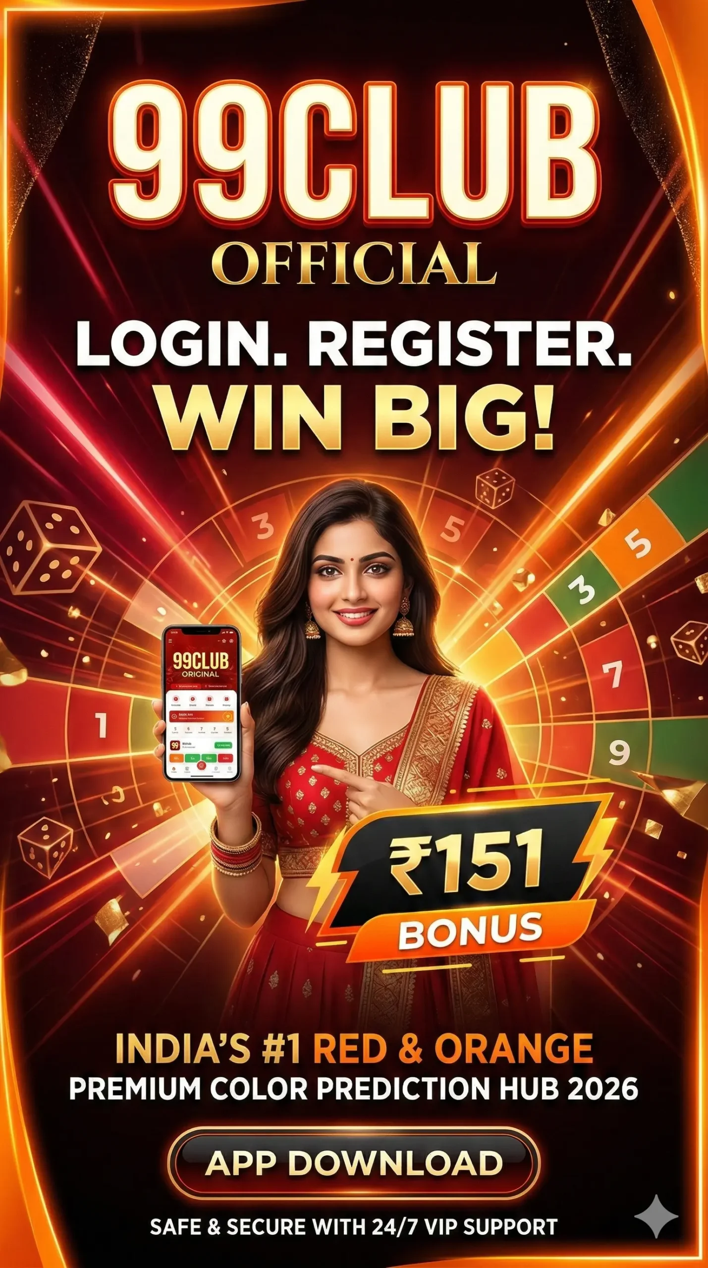 99Club Official Red White Platform